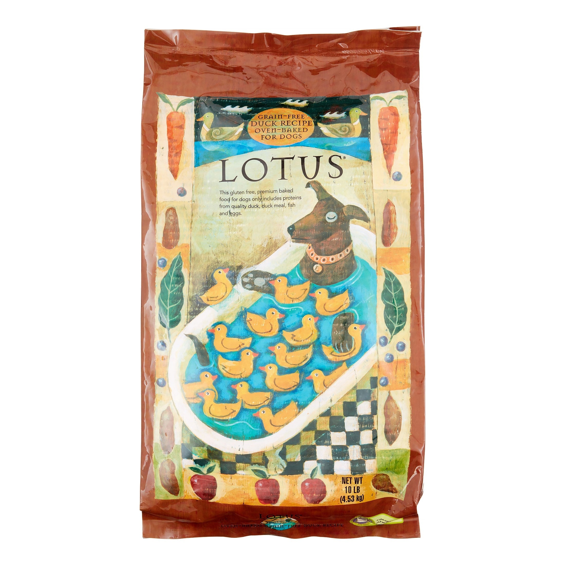 Lotus Grain-Free Adult Duck Sweet Potato Dry Dog Food - 10 lbs