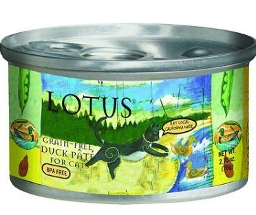 Lotus Pate Grain-Free Duck Canned Cat Food - 2.75 Oz - Case of 24