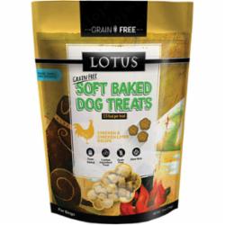 Lotus Soft Baked Grain-Free Dog Treats Chicken Liver - 10 Oz