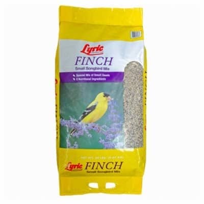 Lyric Finch Small Songbird Wild Bird Food Mix - 20 Lbs