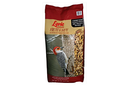 Lyric Fruit & Nut High Energy Wild Bird Food Seed Mix - 20 Lbs
