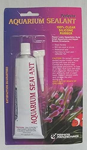 All Glass Clear Silicone Aquarium Sealant - 3 oz tube