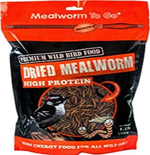 Mealworm To Go Dried Mealworms Wild Bird Food - 1.1 Lb