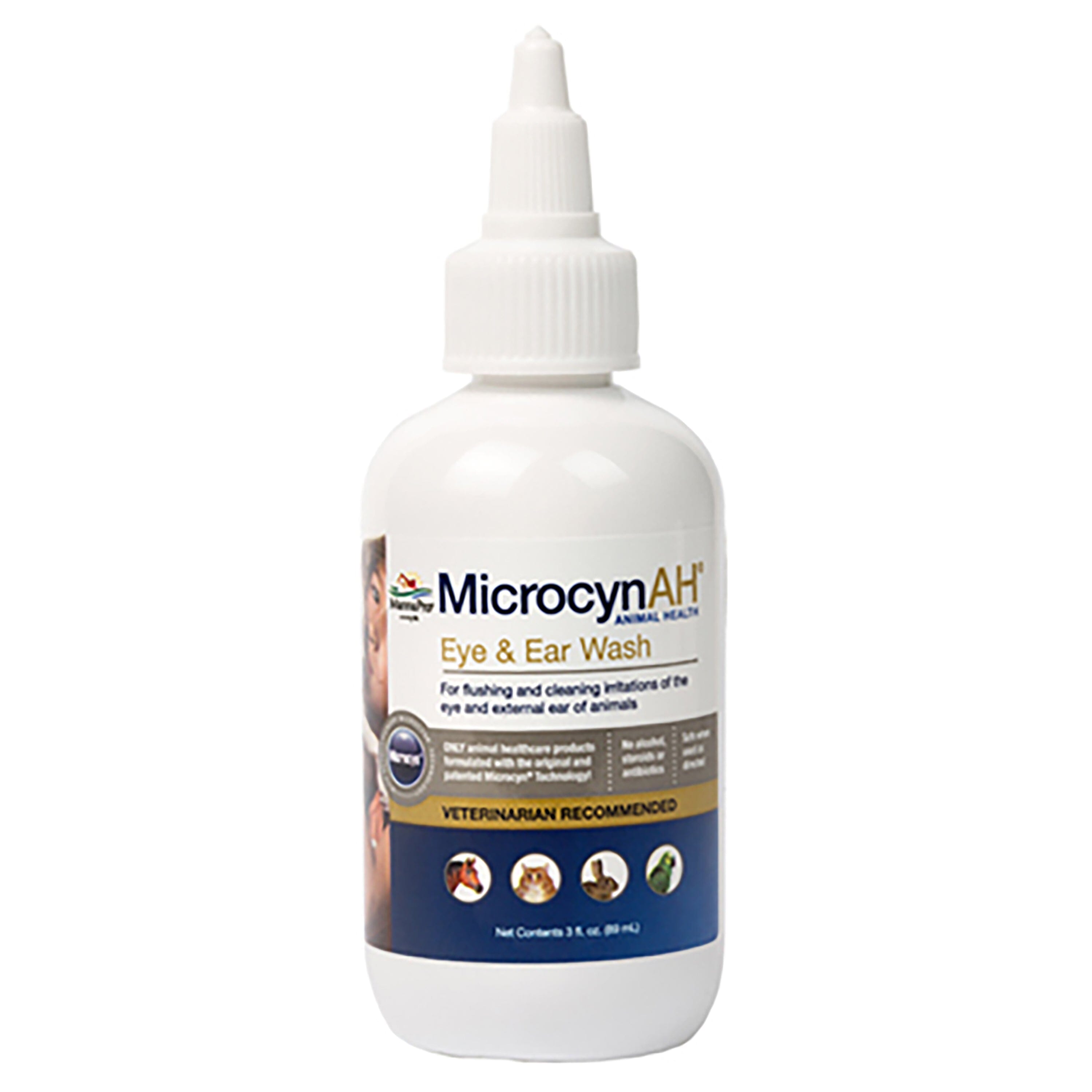 MicrocynAH Ear & Eye Wash - 3 fl Oz