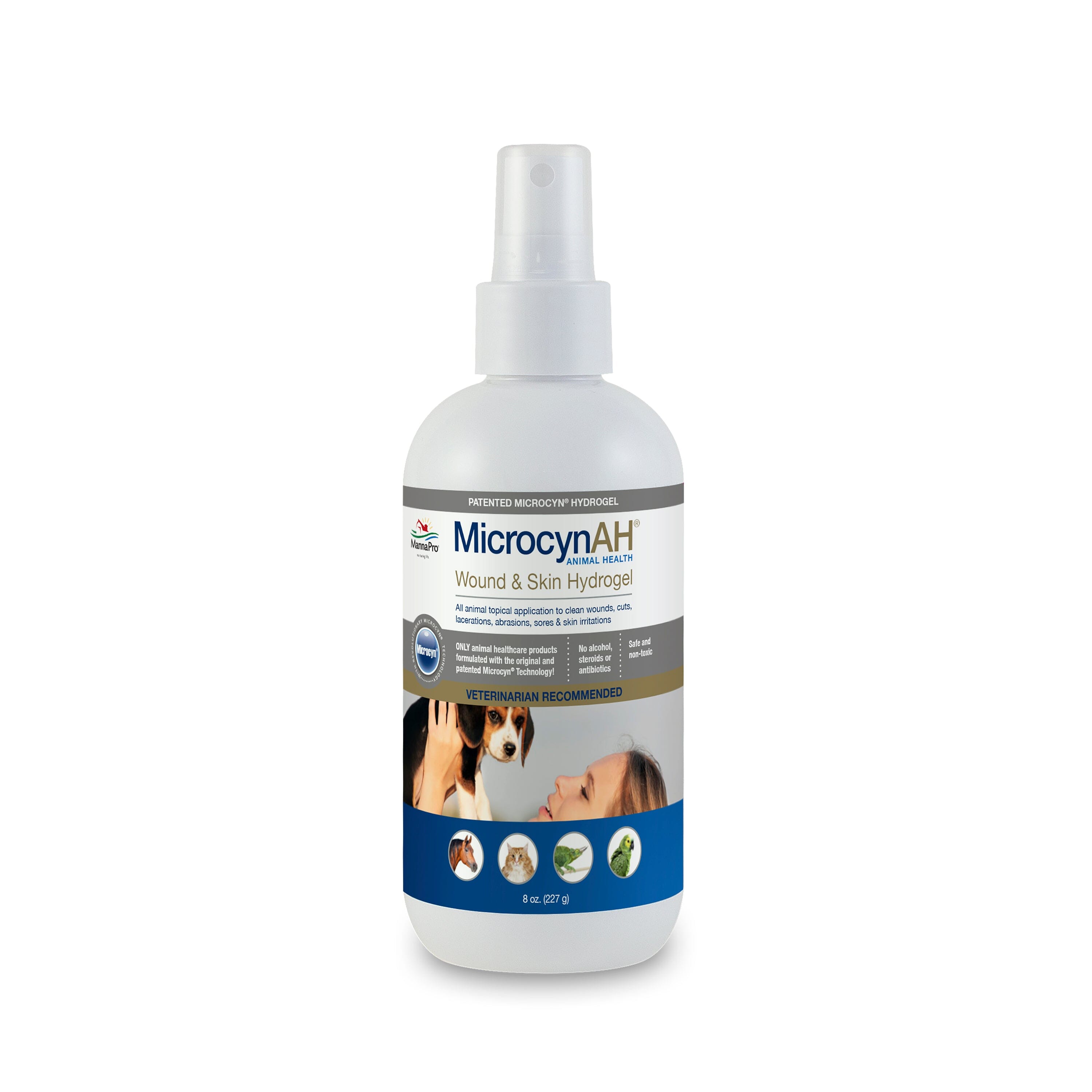 MicrocynAH Wound & Skin Care Hydrogel - 8 Oz