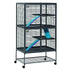 Midwest Homes Critter Nation Double Unit Small Animal Cage - Gray - Dbl