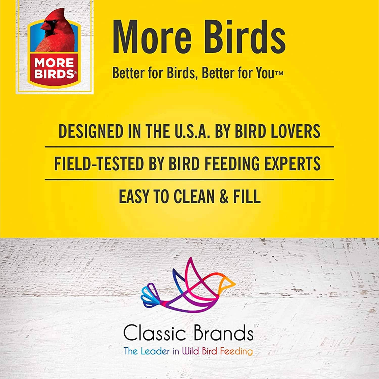 More Birds Combo Sunflower or Thistle Wild Bird Feeder - Copper - 11 Lb Cap