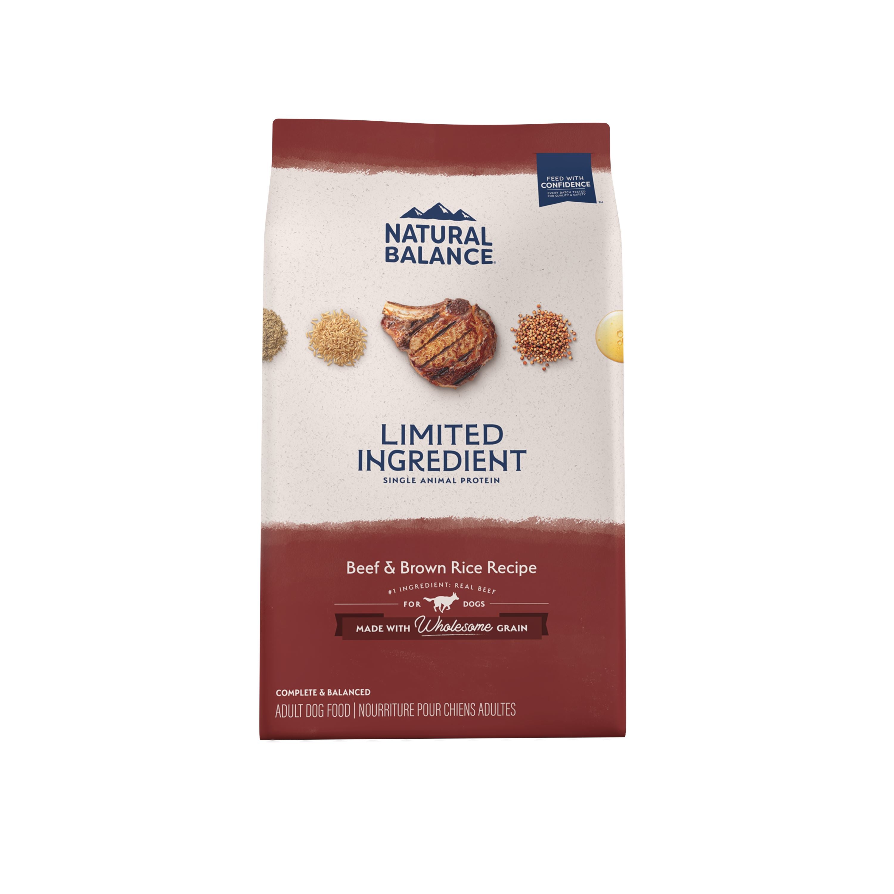 Natural Balance Pet Foods Limited Ingredient Diet Adult Dry Dog Food - Beef & Brown Rice - 24 lb