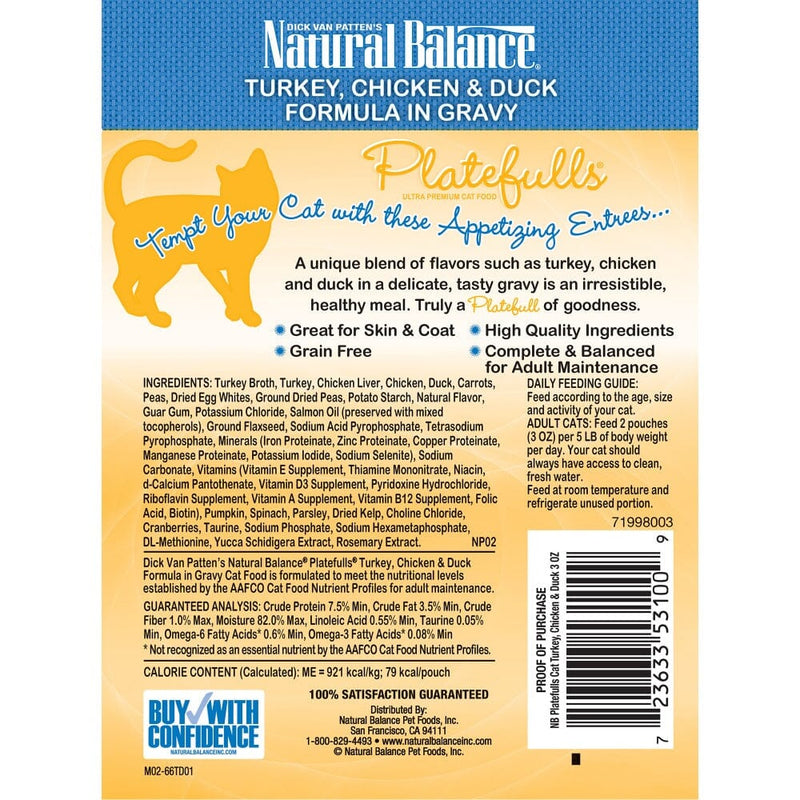 Natural balance platefulls cat 2024 food