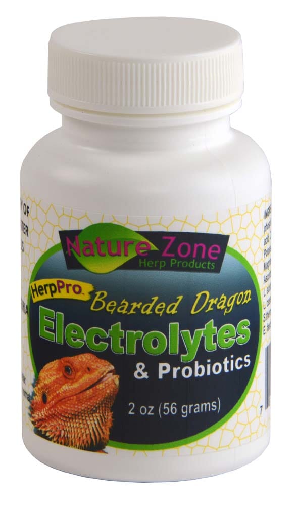 Nature Zone Bearded Dragon Electrolytes & Probiotics Supplement - 2 Oz