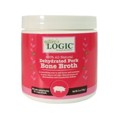 Nature's Logic Dehydrated Pork Bone Broth Dehydrated Dog Bone Broth - 6 oz Container