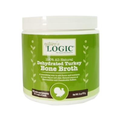 Nature's Logic Dehydrated Turkey Bone Broth Dehydrated Dog Bone Broth - 6 oz Container