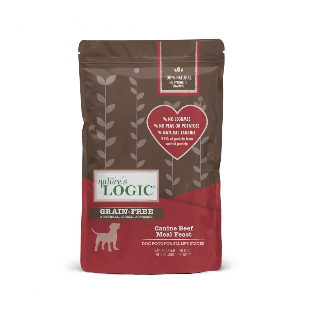 Nature's Logic Original Grain Free Beef Dry Dog Food - 4 lb Bag