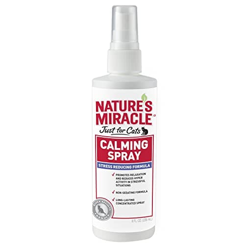 Nature's Miracle Just for Cats Calming Spray for Cats - 8 Oz  