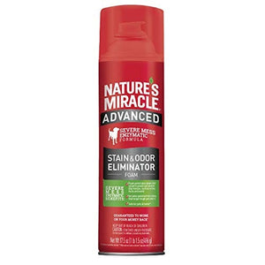 Nature's Mircale Advanced Stain & Odor Eliminator Foam for Pets - 17.5 Oz