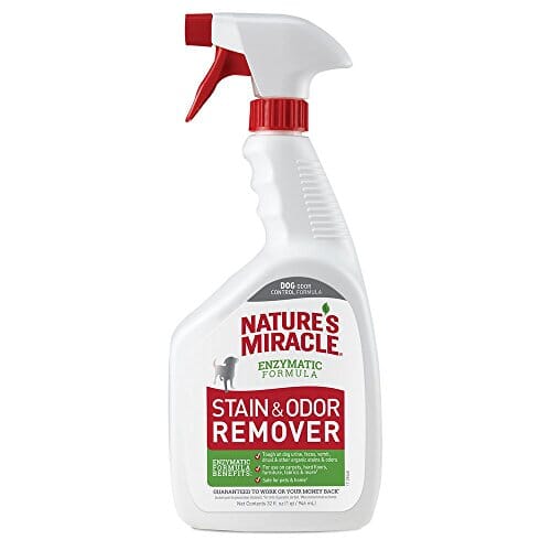 Nature's Mircale Dog Stain & Odor Remover Spray Gr Lbl - 32 Oz