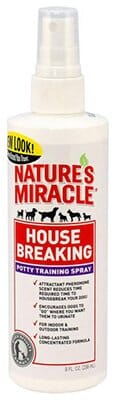 Nature's Mircale House Breaking Spray Dog Training Aids - 8 Oz