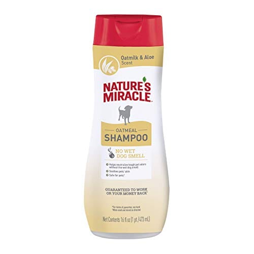 Nature's Mircale Odor Control Oatmeal Dog Shampoo - Oatmilk/Aloe - 16 Oz