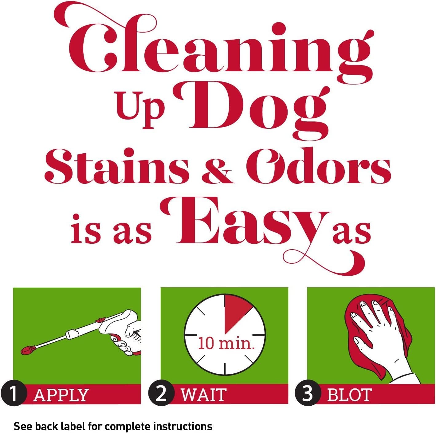 Nature's Mircale Pour Stain & Odor Remover for Dogs - 1.5 Gal