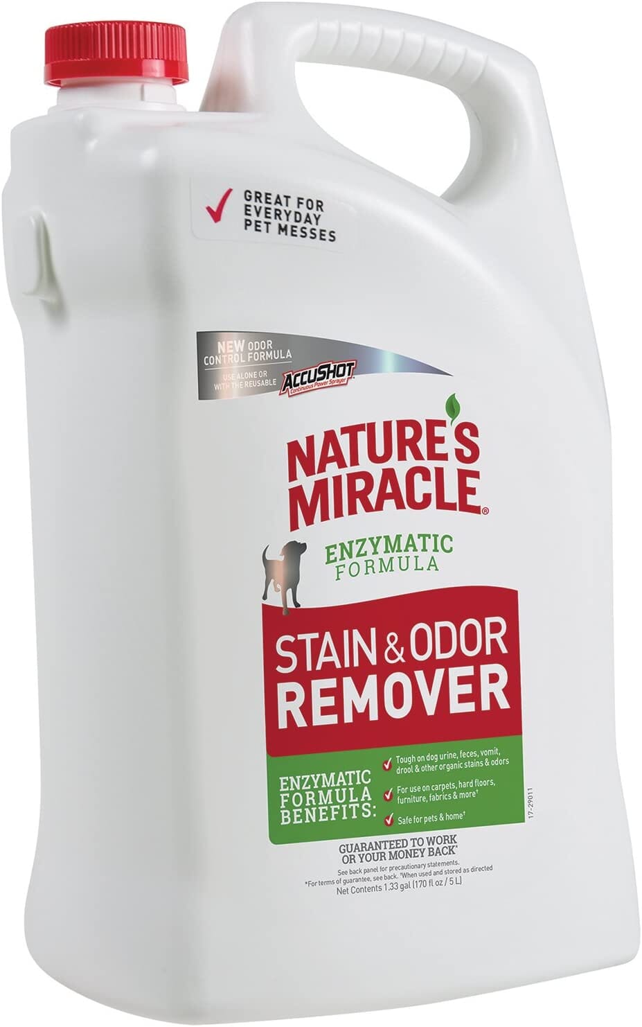 Nature's Mircale Pour Stain & Odor Remover for Dogs - 1.5 Gal