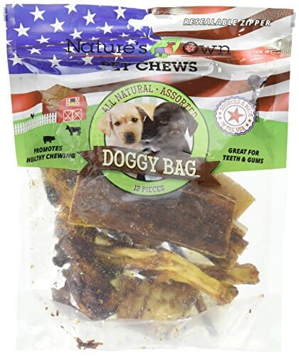 Nature's Own USA Doggy Bag Treats Natural Dog Chews - Assorted - 12 Pack