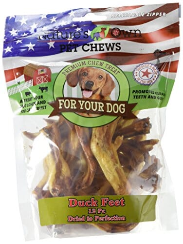 Nature's Own USA Duck Feet Treats Natural Dog Chews - Duck - 12 Pack