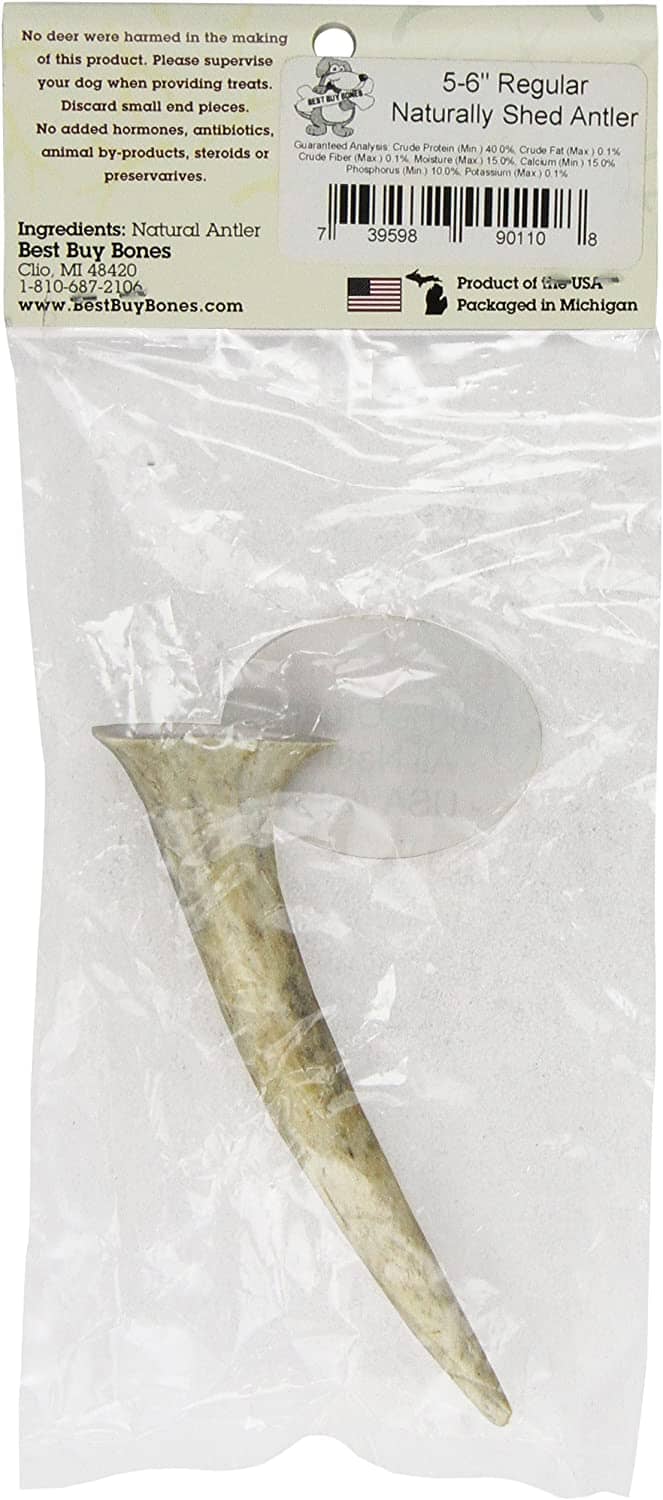 Nature's Own USA Elk Antler Natural Dog Chews - Natural - 5-6 In - Reg