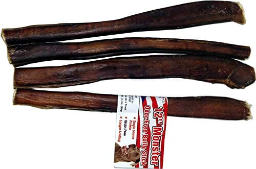 Nature's Own USA Odor-Free Bully Sticks and Natural Chews - Beef - 12 In - Monster - 12 Pack