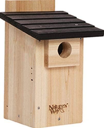 Nature's Way Bluebird House with Viewing Window - Cedar - 12 X 7.5 X 8 In