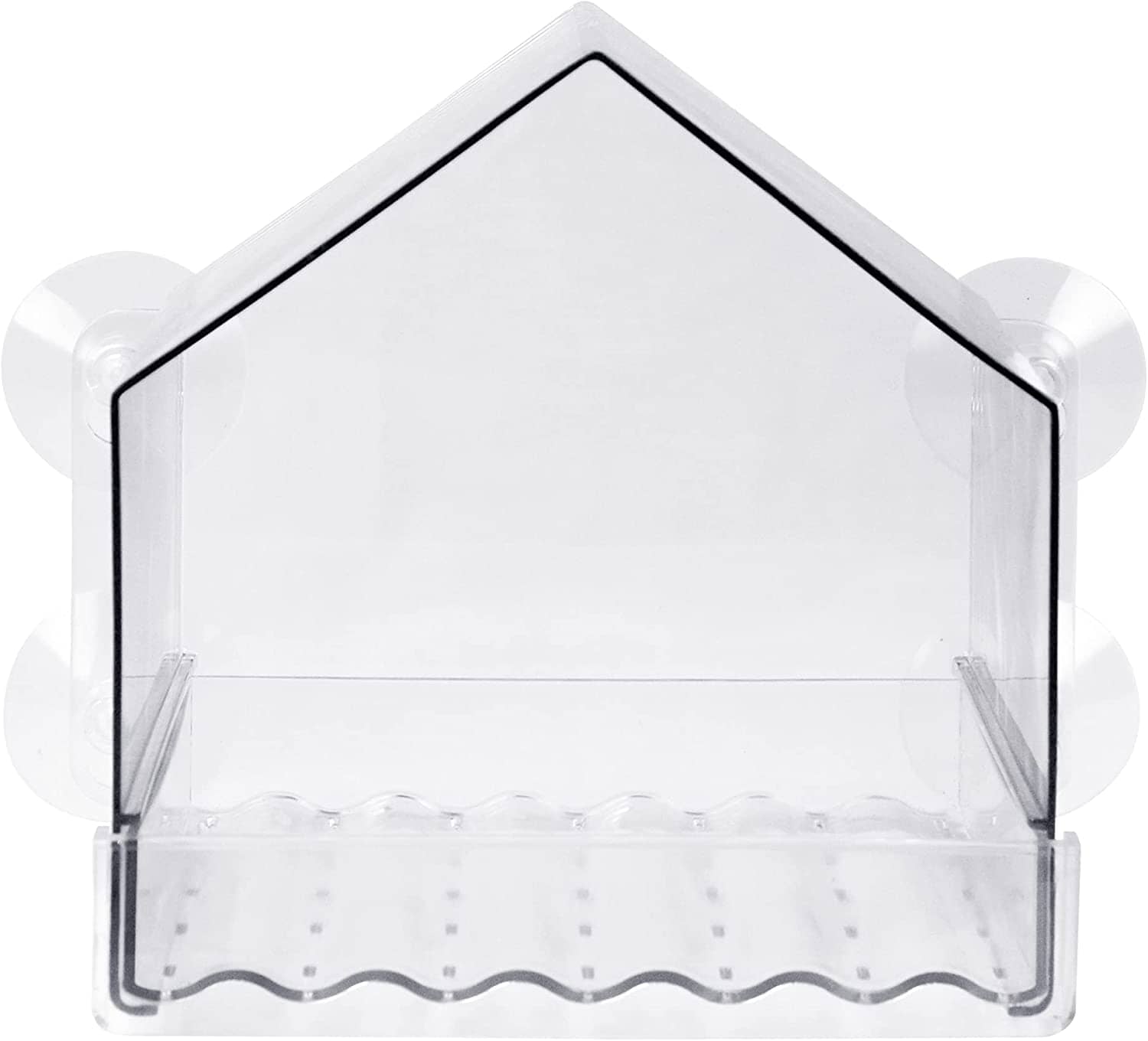 Nature's Way Clear View Window Seed Wild Bird Feeder - Clear - 16 Oz Cap