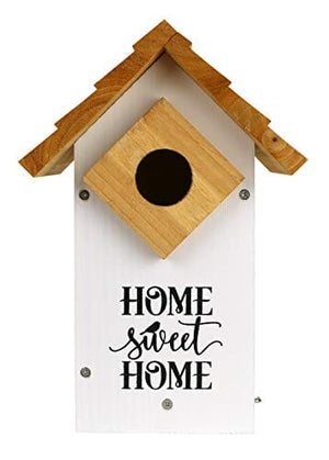 Nature's Way Farmhouse Home Sweet Home Bluebird House - White - 11 X 6.75 X 6 In
