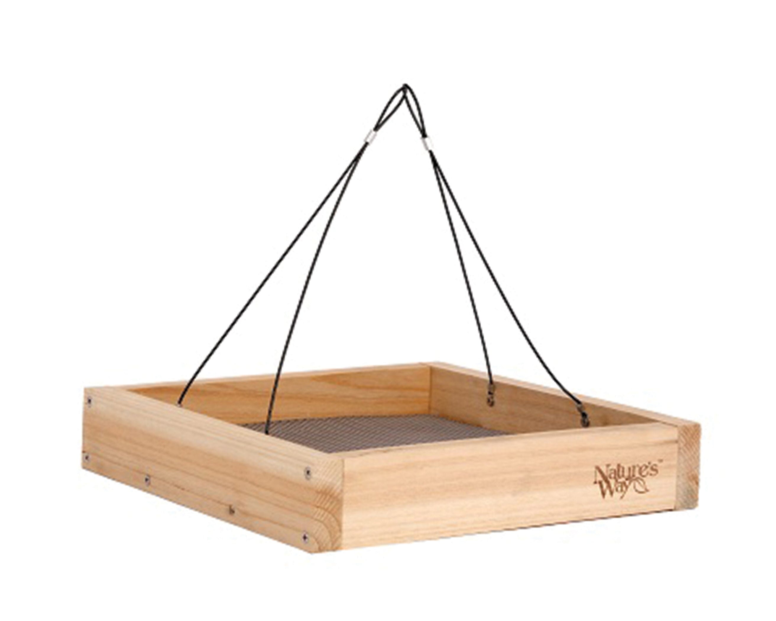 Nature's Way Hanging Platform Wild Bird Feeder - Cedar - 12 X 12 X 3 In