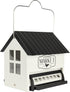 Nature's Way Squirrel Shield Metal and Squirrel-proof Hopper Wild Bird Feeder - White - 5.5 Qt Cap
