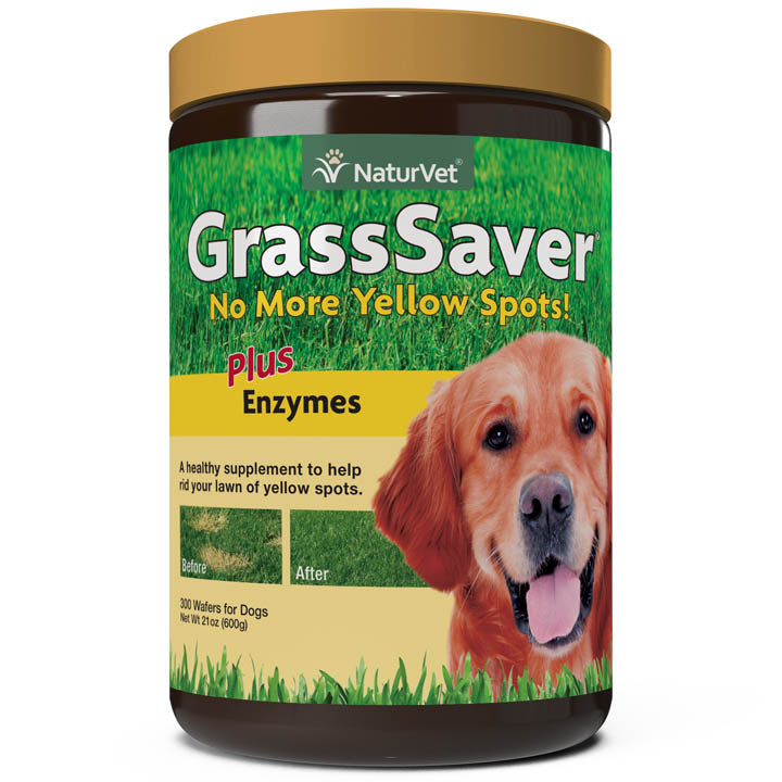 Naturvet Grass Saver Yard Care Wafers Dog Supplements - 300 ct Bottle