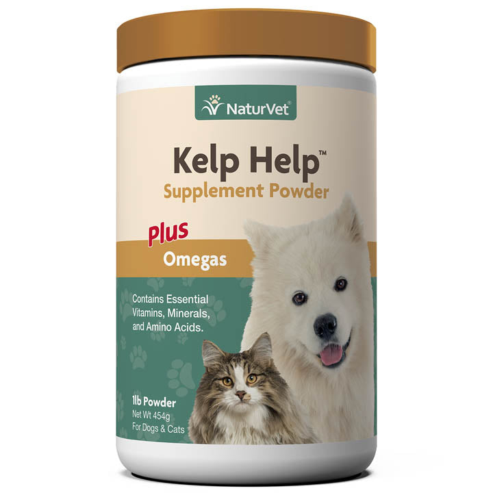Naturvet Kelp Help Cat and Dog Supplements - 1 lb Bottle