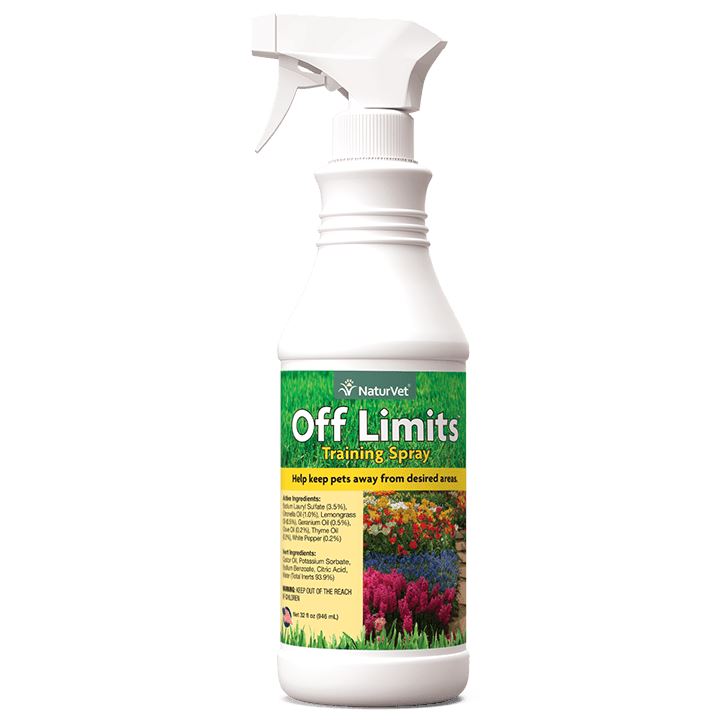 Naturvet OFF Limits Ready To Use Spray Cat and Dog Training Aid - 32 oz Bottle