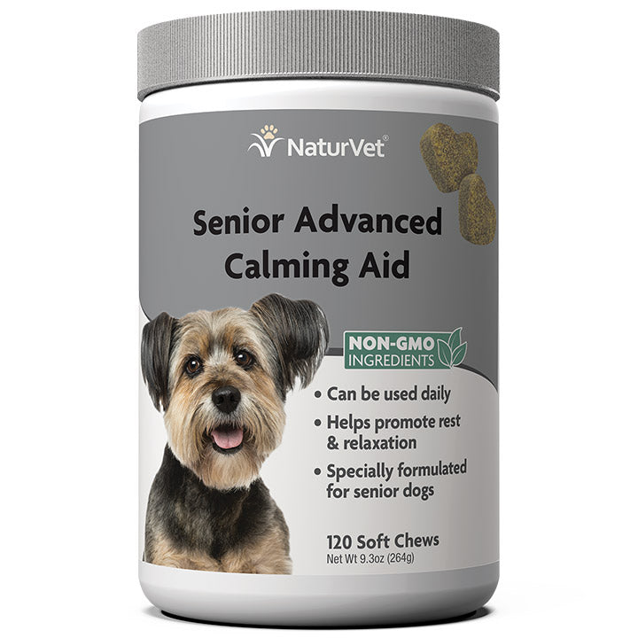 Naturvet Senior Calming Aid Soft Chew Dog Supplements - 120 ct