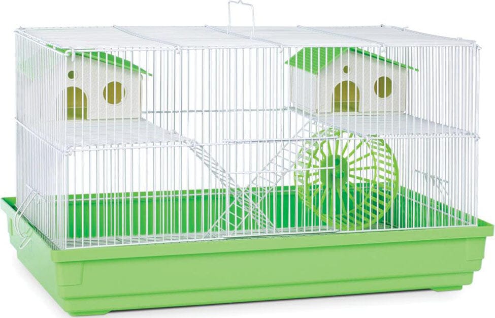 Nibbles A&E 2 Story Hamster/Gerbil Cage with House And Wheel - 18 X 11 X 16I N - 2 Pack
