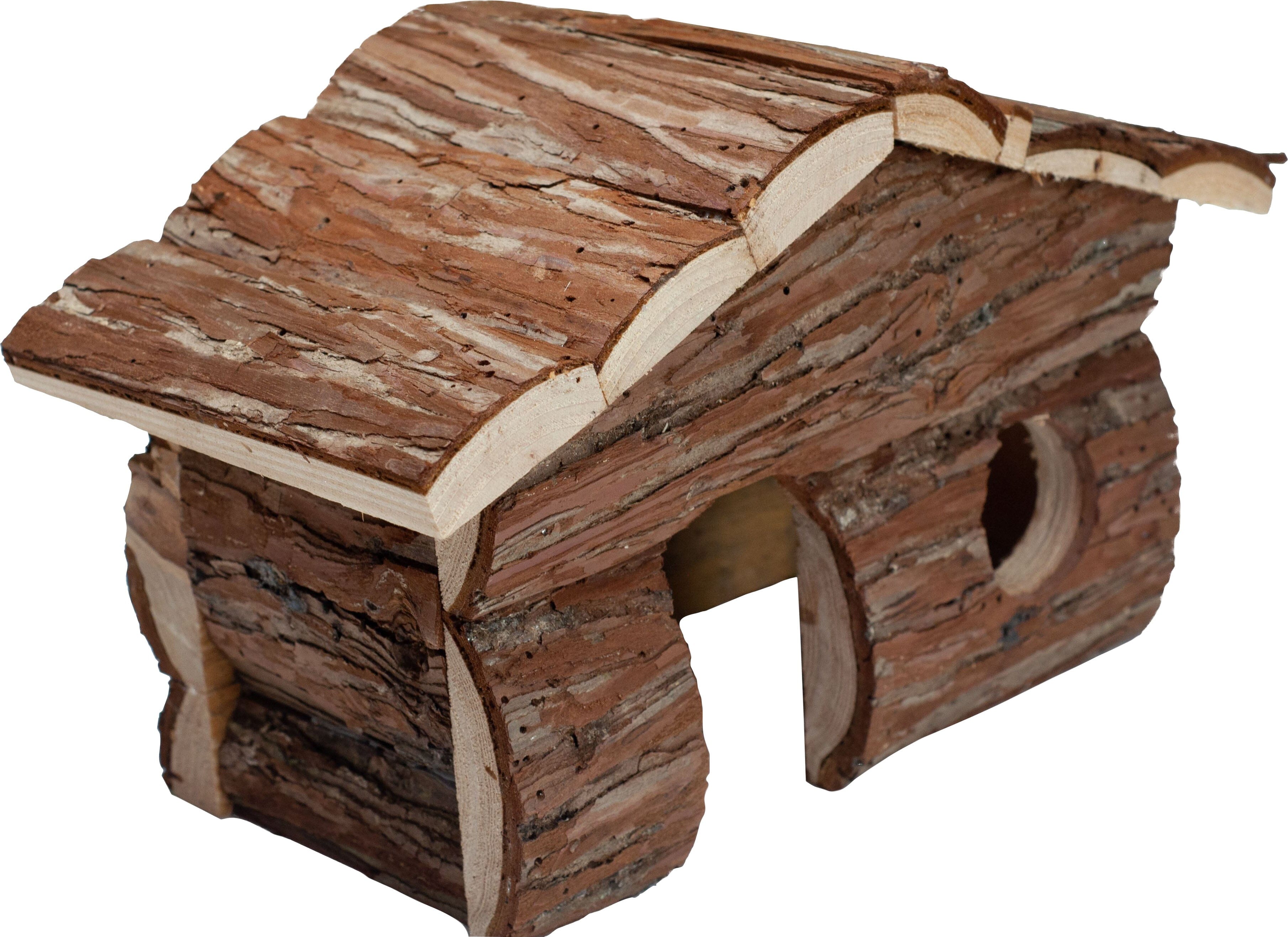 Nibbles Small Animal Log Cabin Hut Small Animal Hideaway - Medium