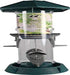 North States 2-In-1 Hinged Port Plastic Hopper Wild Bird Feeder - Green - 1.5 Lbs Cap