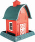North States Village Collection Barn Plastic Hopper Wild Bird Feeder - Red - 5 Lbs Cap