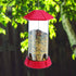 North States Village Collection Gazebo Plastic Hopper Wild Bird Feeder - Red - 2.25 Lbs Cap