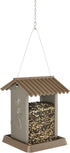 North States Village Collection Pinecone Plastic Hopper Wild Bird Feeder - Brown - 4.25 Lbs Cap