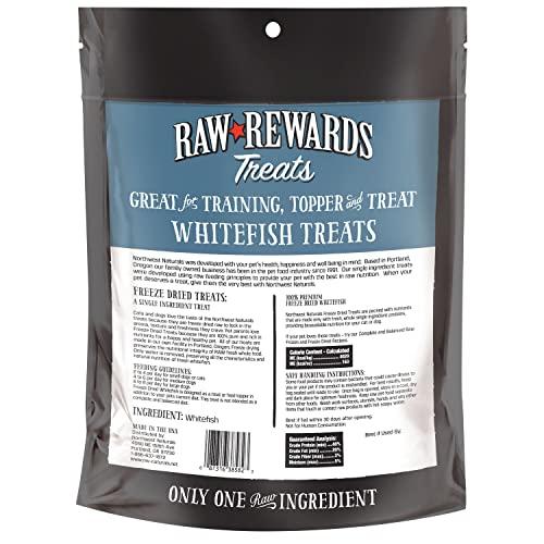 Northwest Naturals Freeze Dried Whitefish Freeze-Dried Cat and Dog Treats - 10 oz Bag