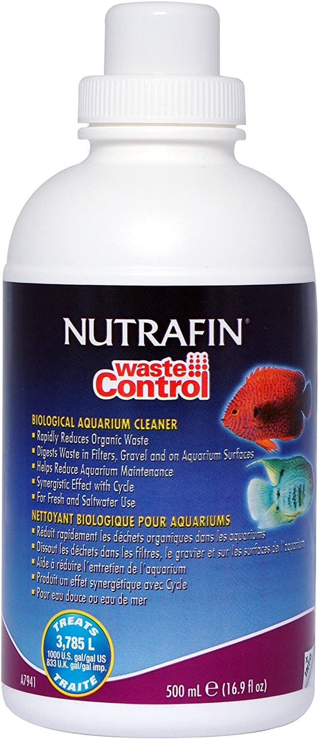 NutraFin Waste Control Biological Aquarium Cleaner - 16.9 fl oz
