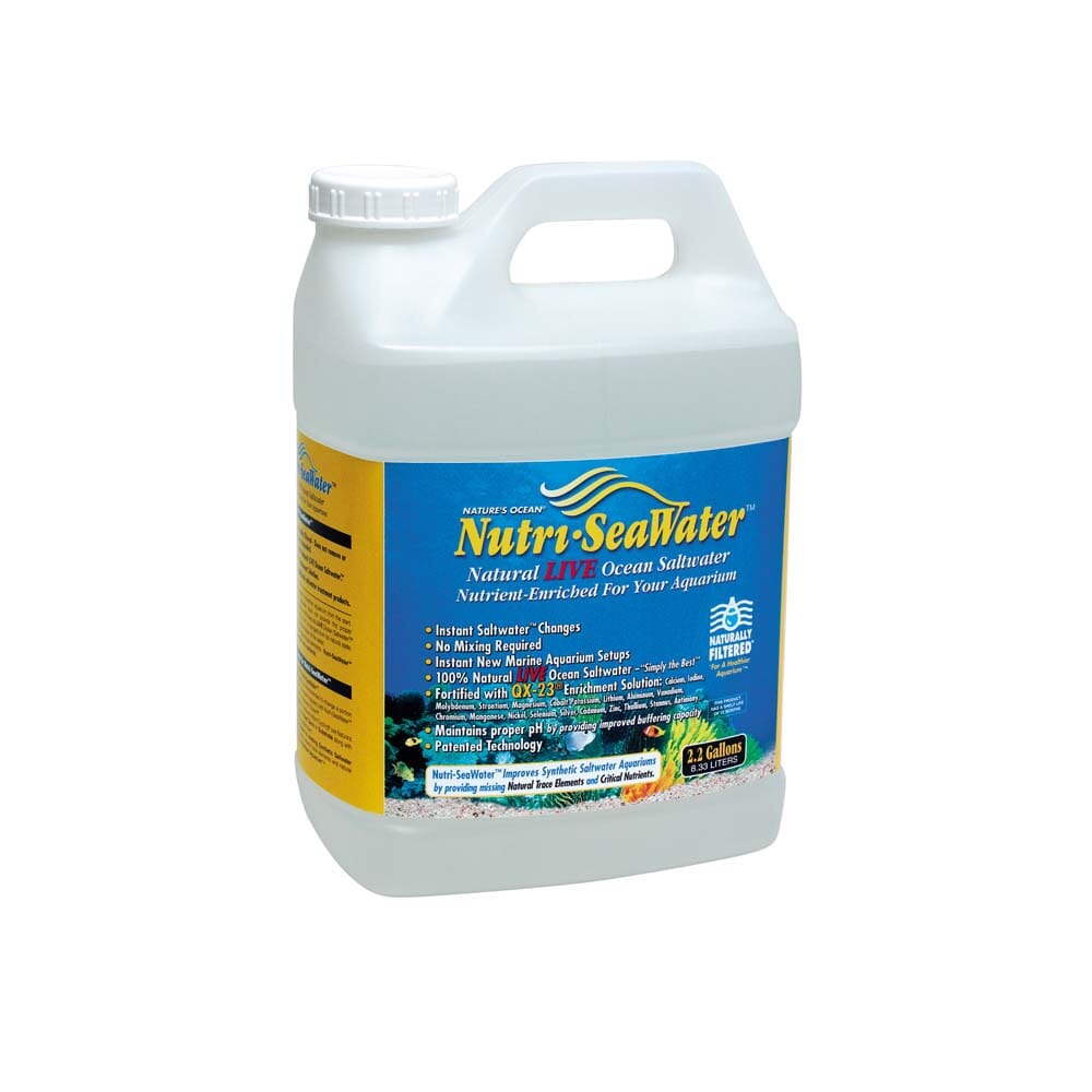 Nutri-Seawater Natural Live Ocean Saltwater - 2 Count - 2.2 gal