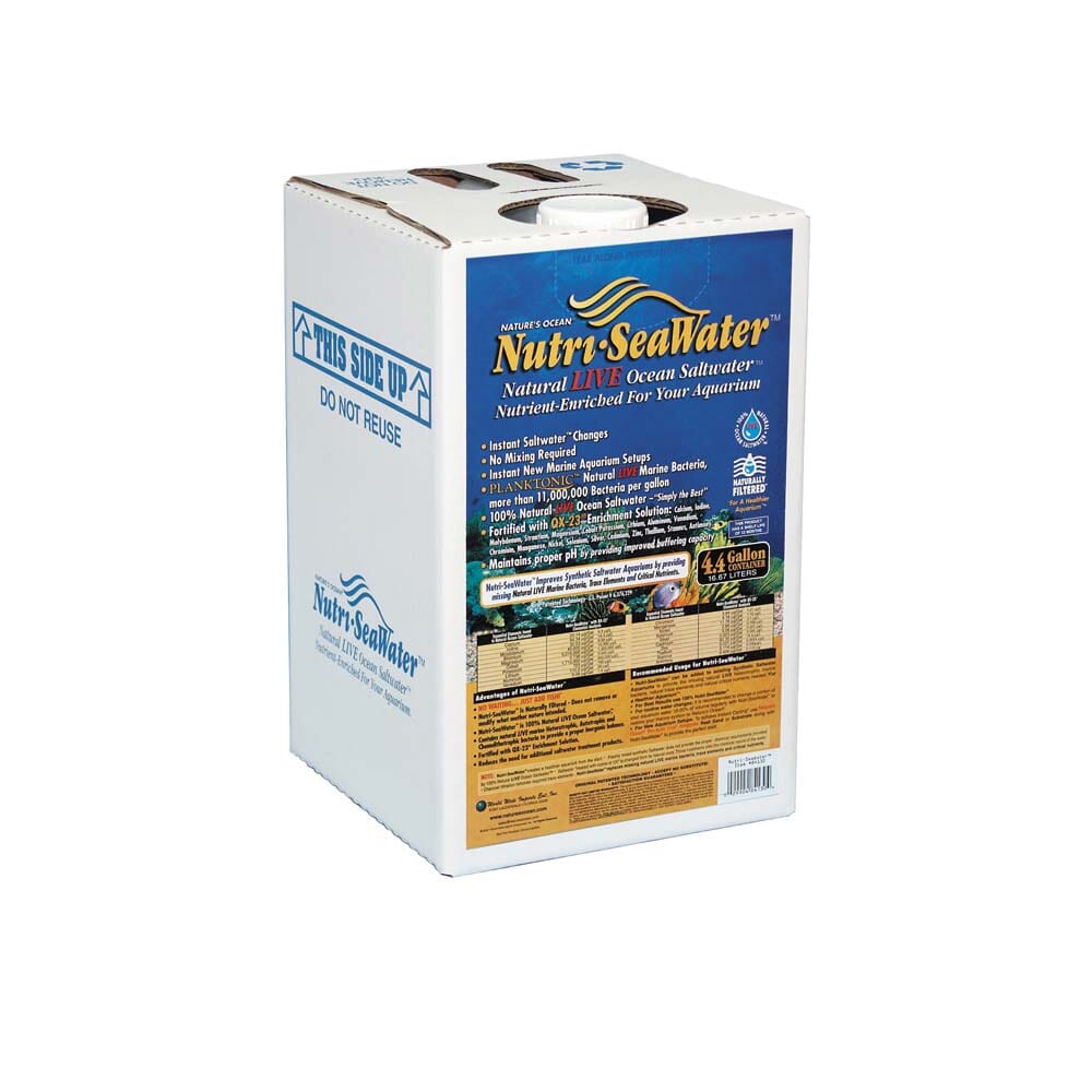 Nutri-Seawater Natural Live Ocean Saltwater - 4.4 gal