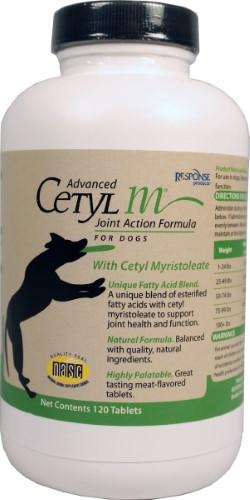 Nutri-Vet Hip and Joint Cetyl-M Joint Advanced Action Formula tablests Dog Supplements - 120 ct Bottle