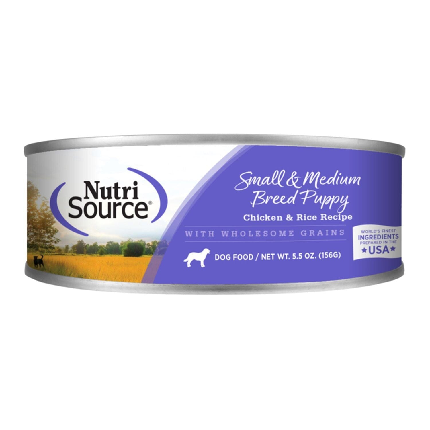 Nutrisource Puppy Small & Medium Breed Canned Dog Food Chicken & Rice Recipe - 5.5 oz - Case of 12