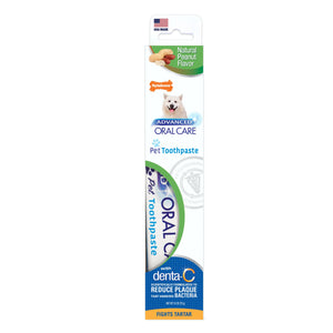 Nylabone Advanced Oral Care Natural Toothpaste Peanut Flavor - 2.5 Oz
